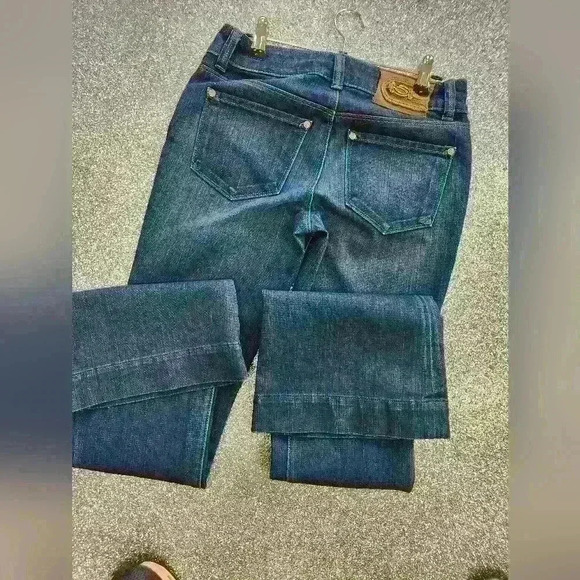 BEBE  FLAIR DARK JEANS SIZE 26 - Picture 4 of 7